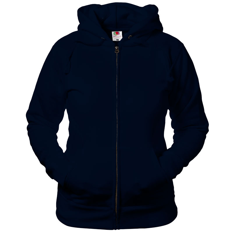 Sudadera Capucha Cremallera Mujer Frontal